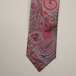Jos A Bank 100% Silk Tie Men's Heritage Collection Paisley Pattern Classic